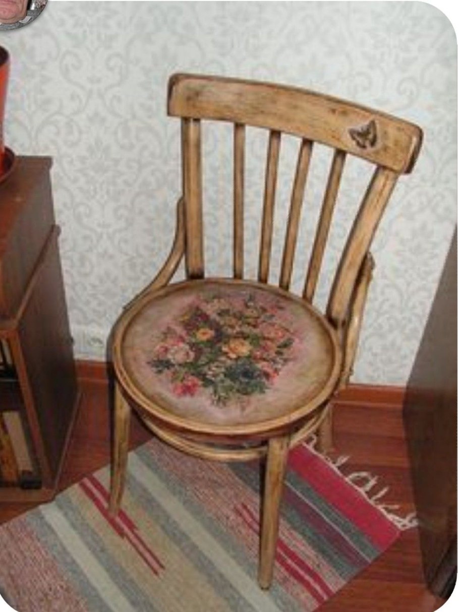 Декупаж Венского стула в стиле Прованс