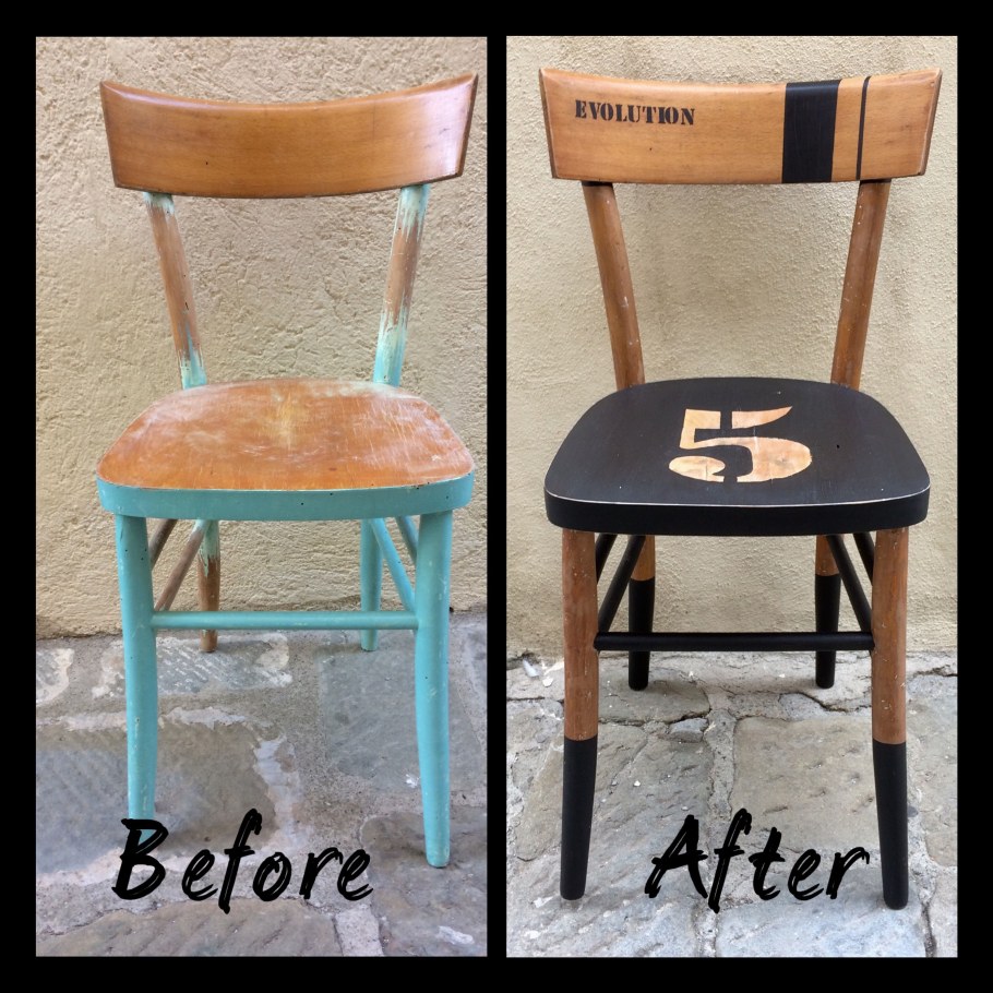Переделка старых венских стульев