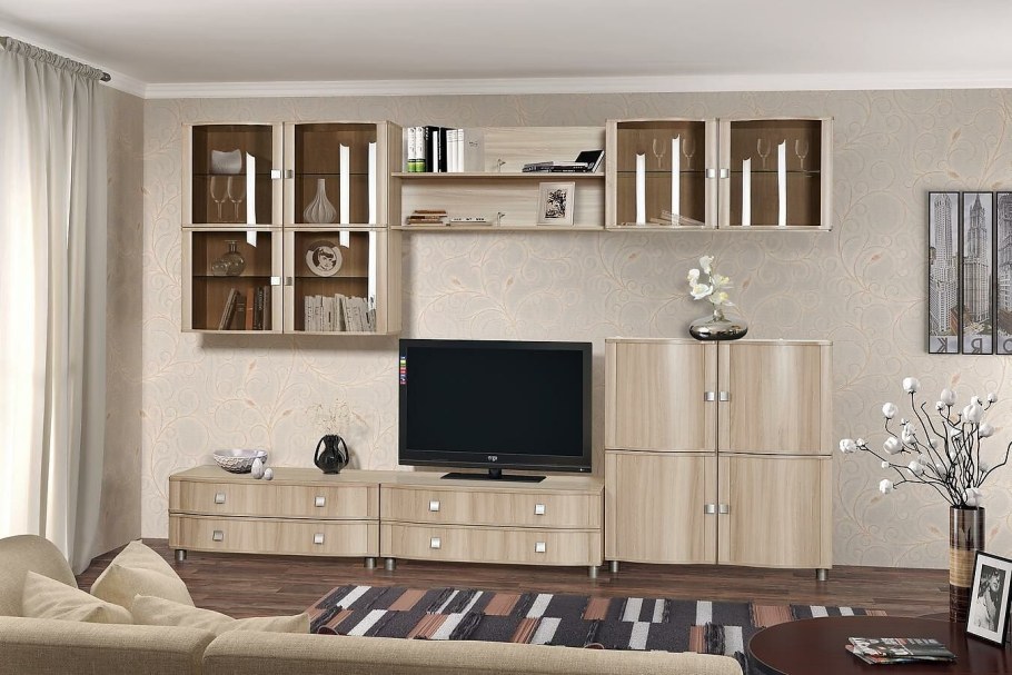 Гостиная Камелия мебельная индустрия