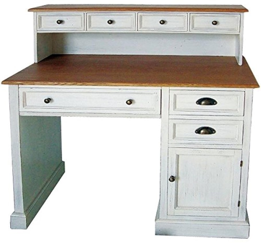 Стол письменный массив белый