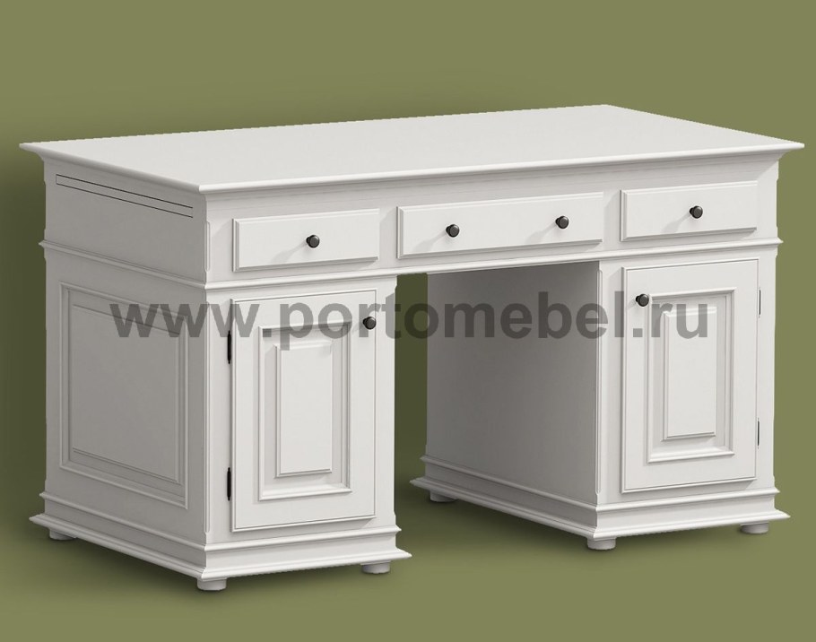 Письменный стол с двумя тумбами Юнона мн-132-27