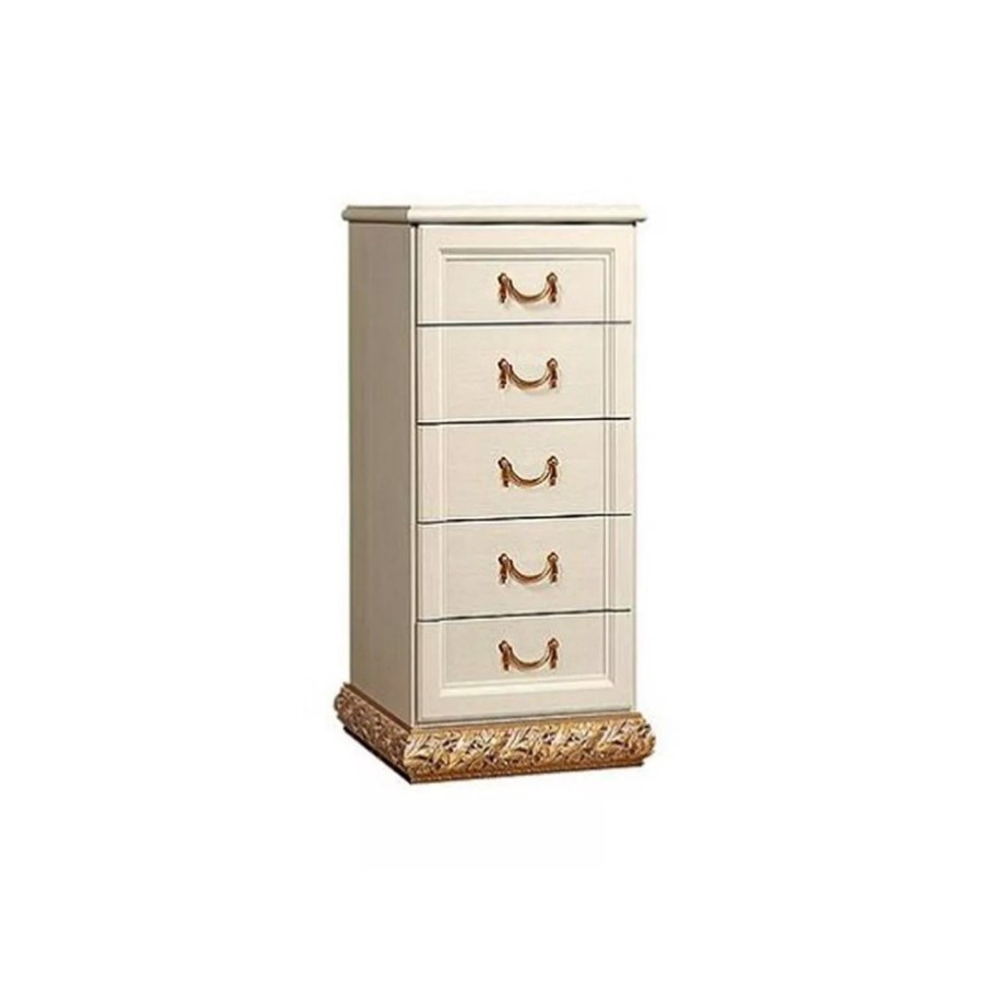 Комод Тиффани штрих-лак/золото ТФКМ-1