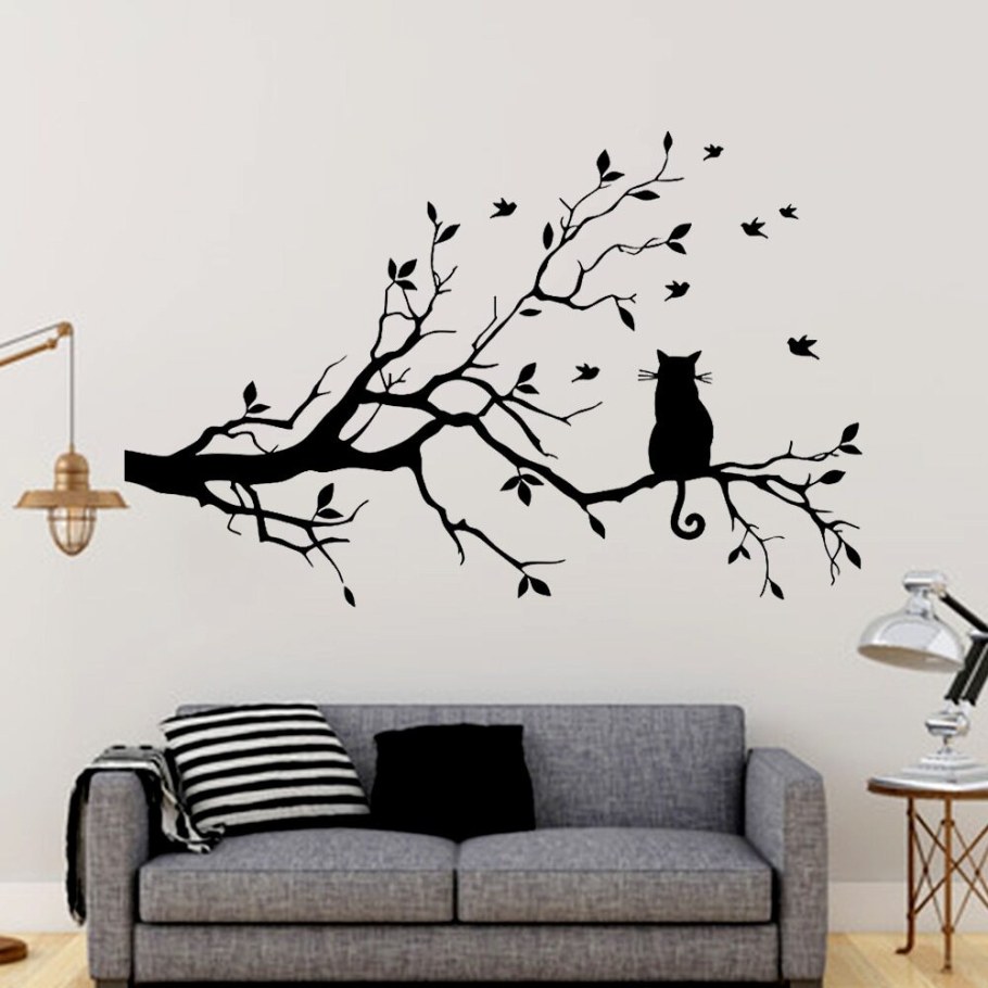 Интерьерные наклейки на потолок