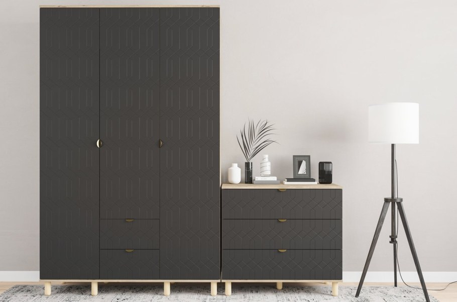 Распашной шкаф теджонс-3 time deco Aquamarine