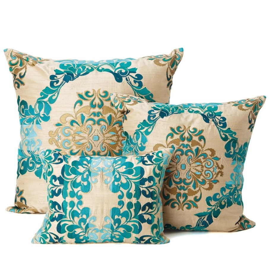 Teal Queen Pillow for Couch