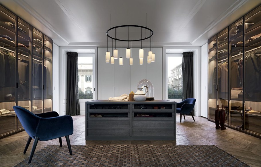 Гардеробная Poliform Senzafine