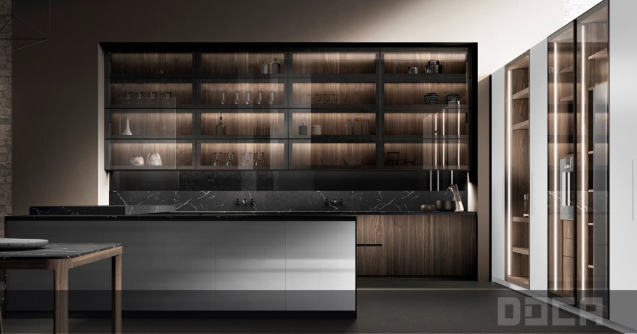 Полиформ кухня винный шкаф