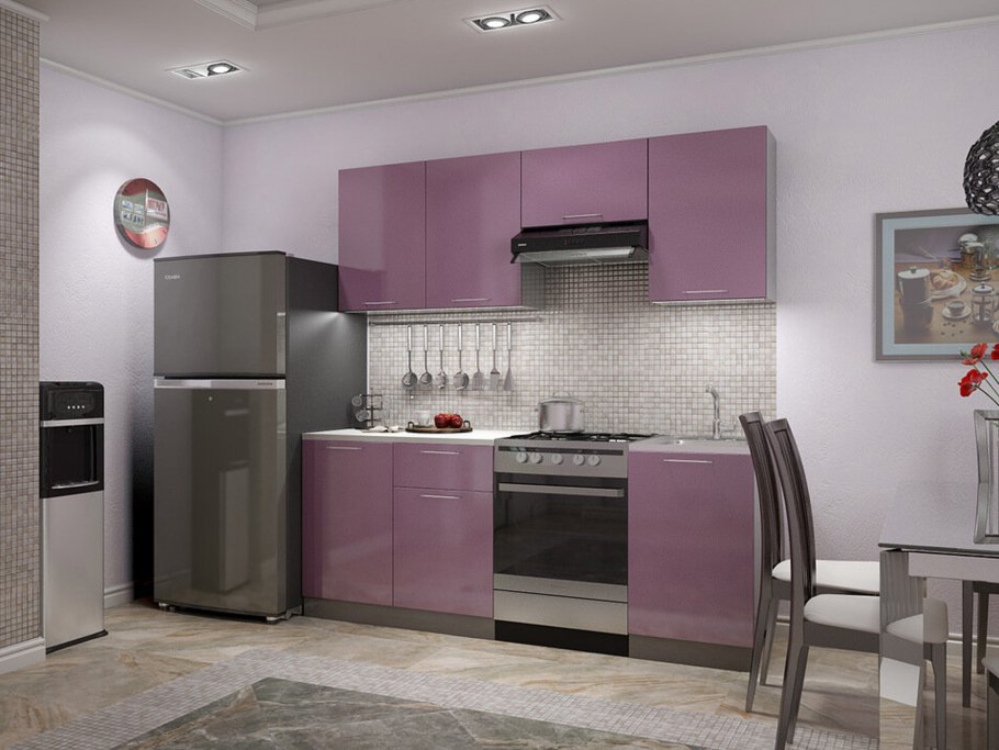 Кухня София олива сирень