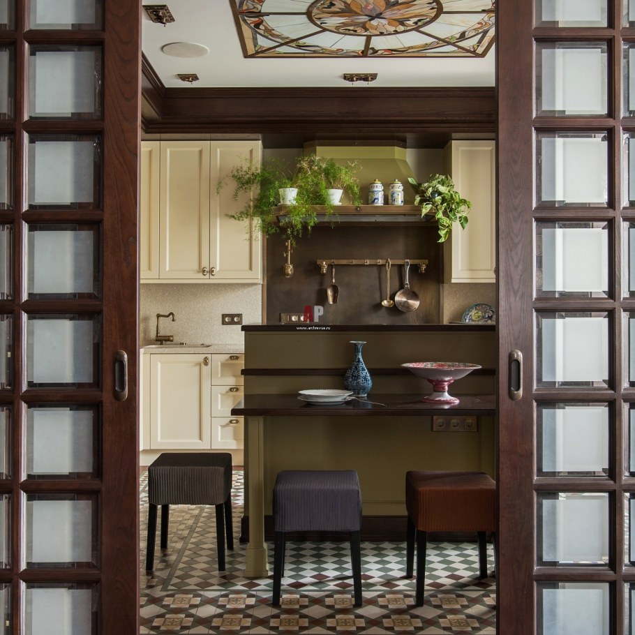 Межкомнатные двери в английском стиле