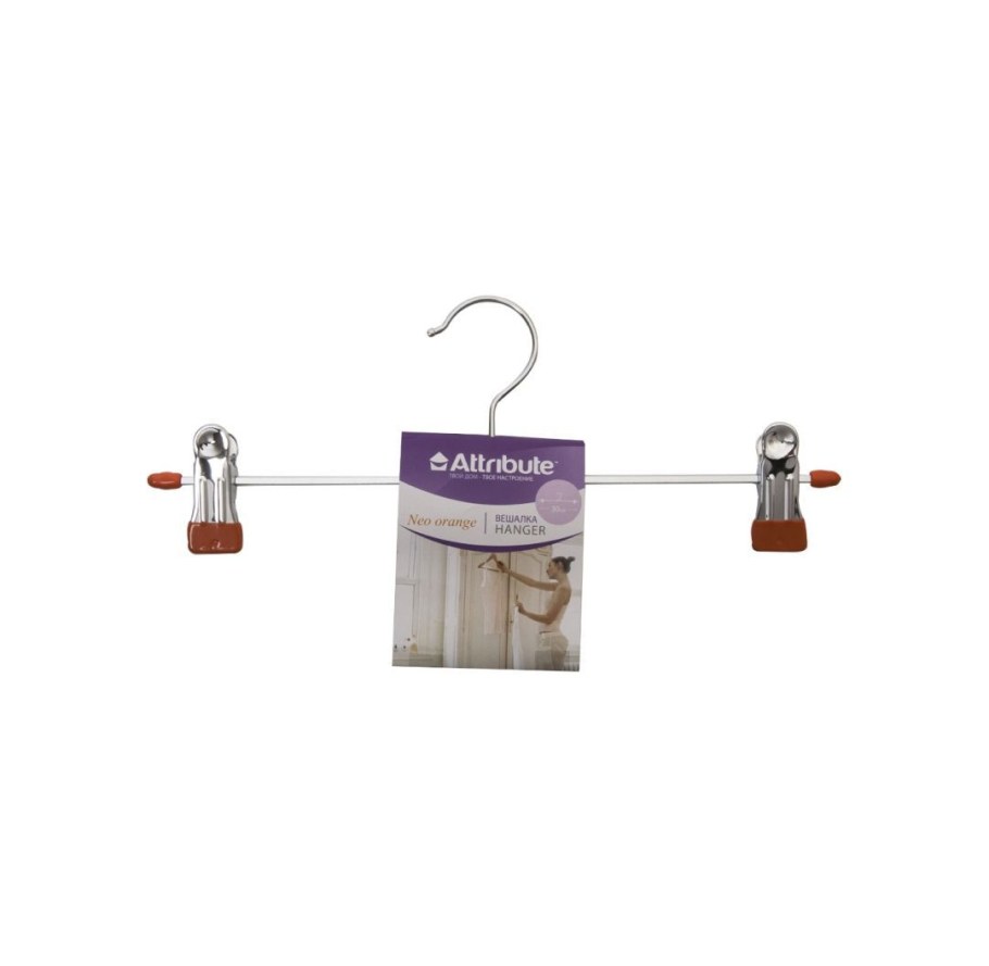 Вешалка attribute для брюк металлическая ahs391