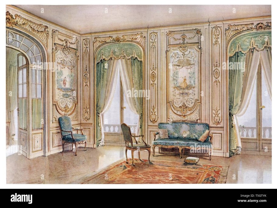 Интерьер Франция 17-18 век
