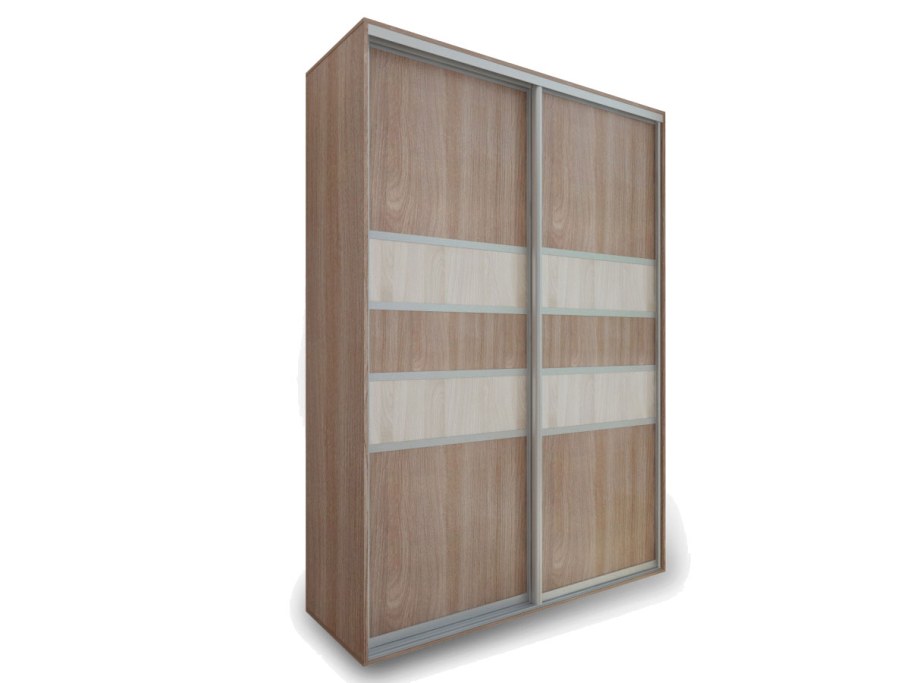 Шкаф-купе Лотос-2 шимо светлый-белый