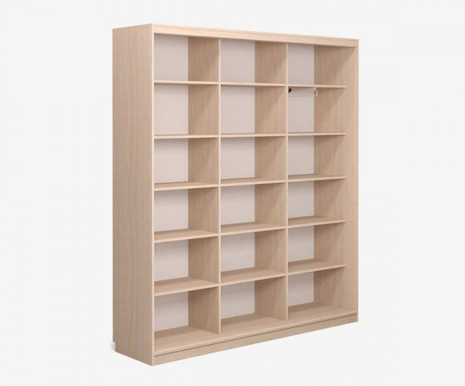 Шкаф купе с библиотекой