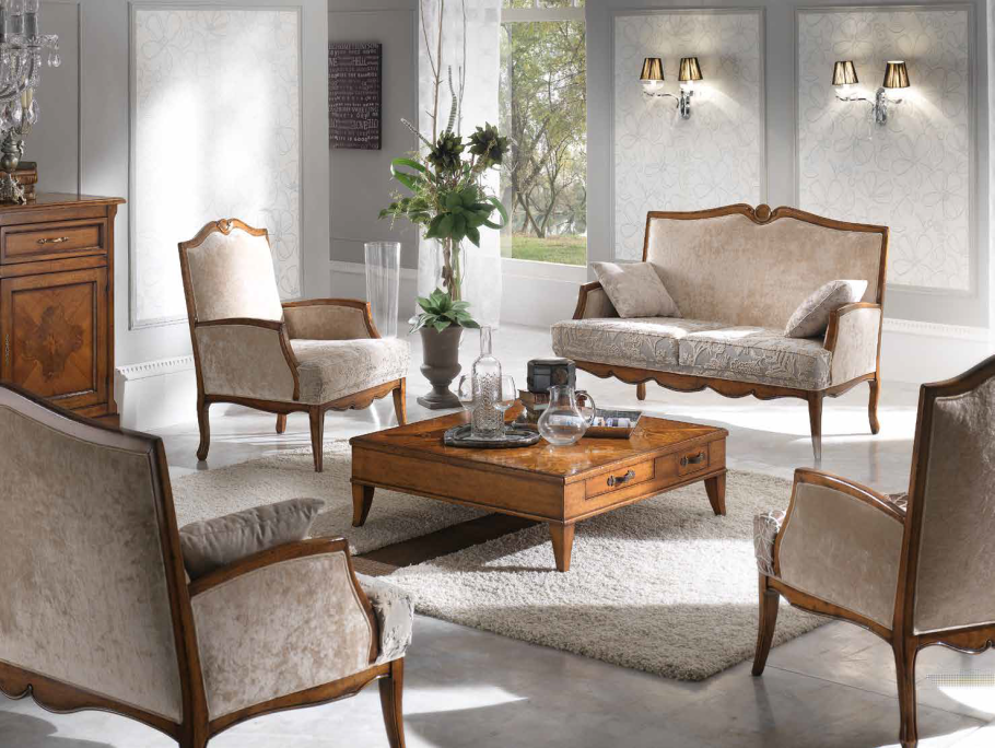 Классическая гостиная Казанова фабрика Euro Design Casanova 5058