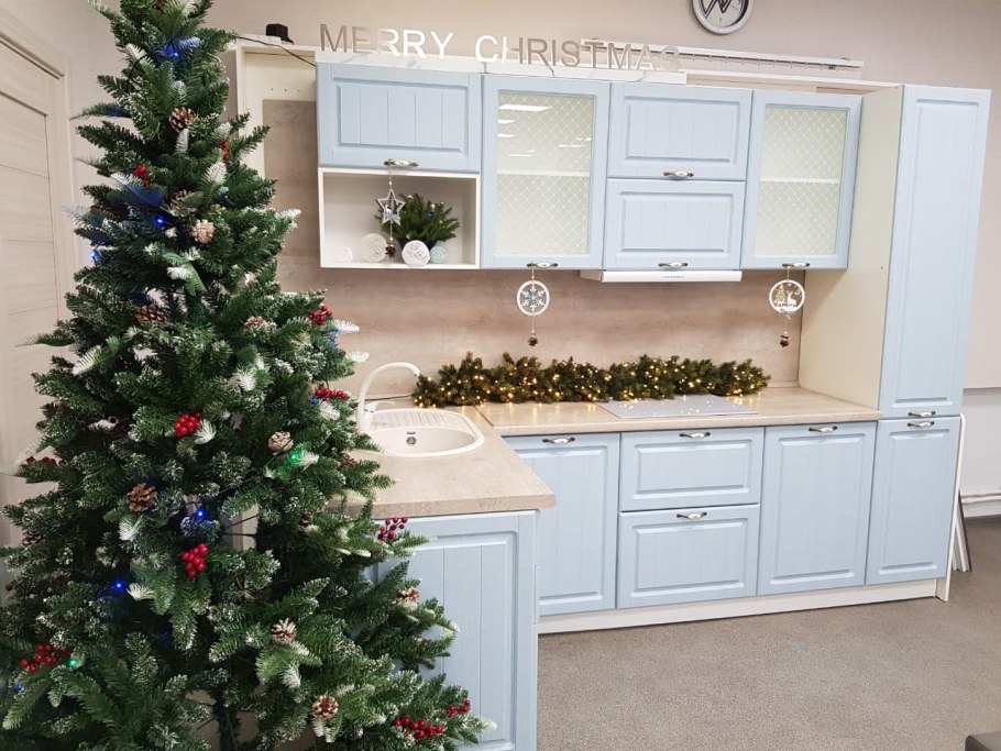 Модульная кухня Прованс голубой