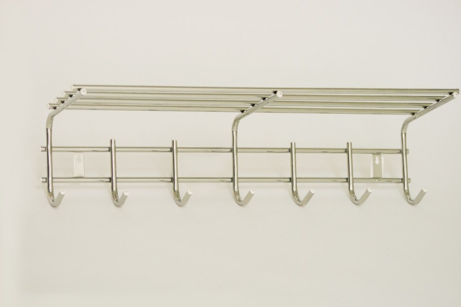 Вешалка д/одежды 5 крючков (51*23,9*см) хром 6/6 (60189)
