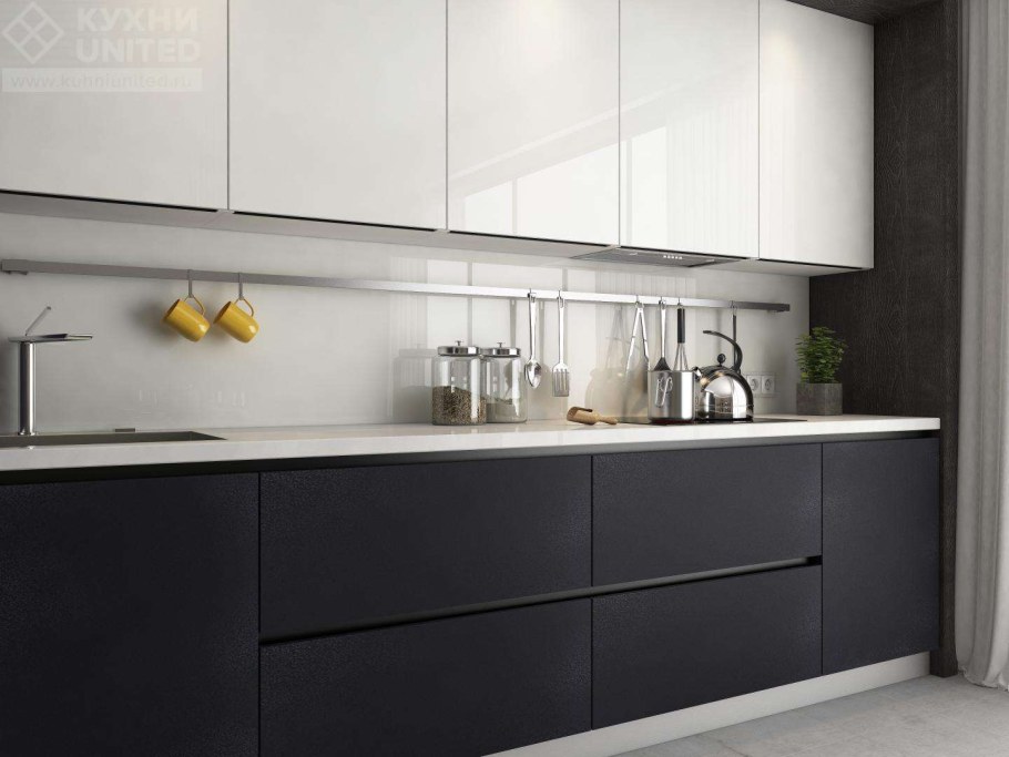 Профиль ручка для кухни gola чёрная