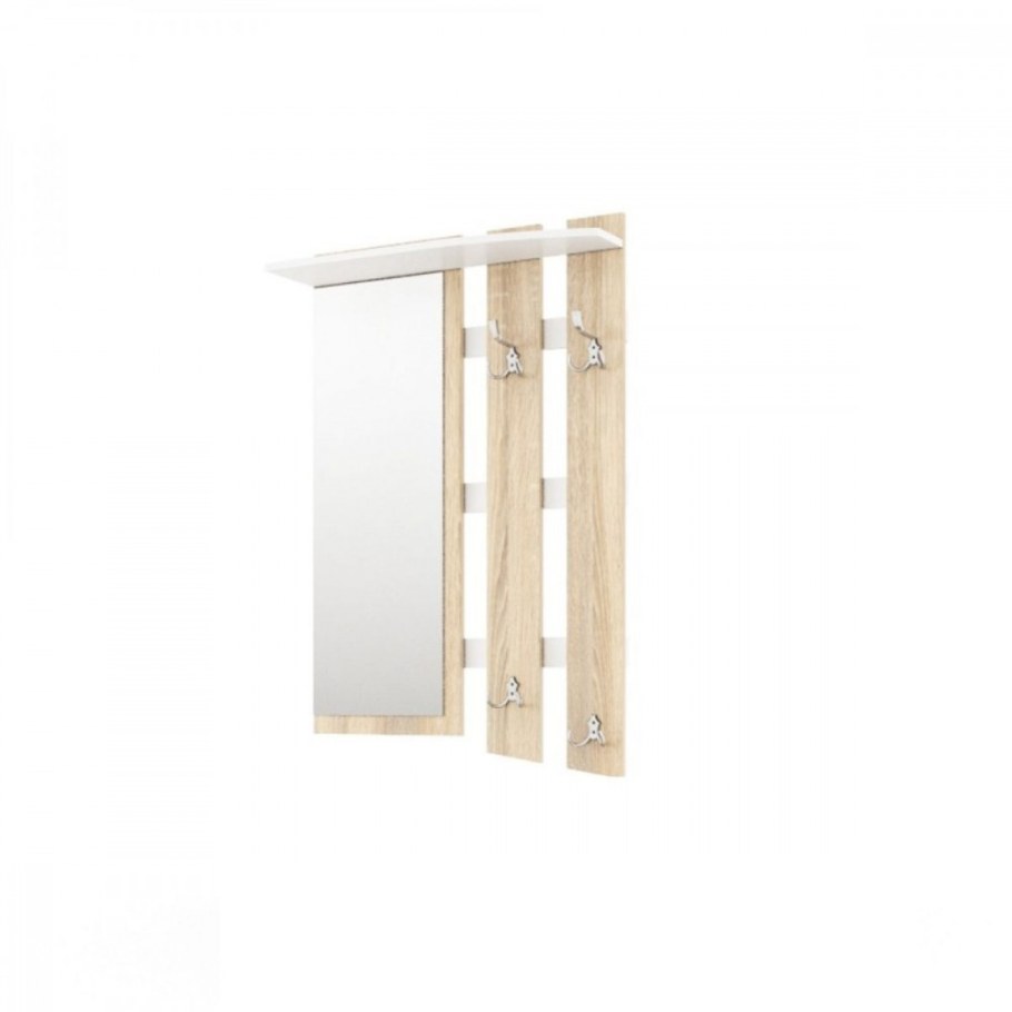 Прихожая Виктория-25 вешалка (дуб сонома/белый)