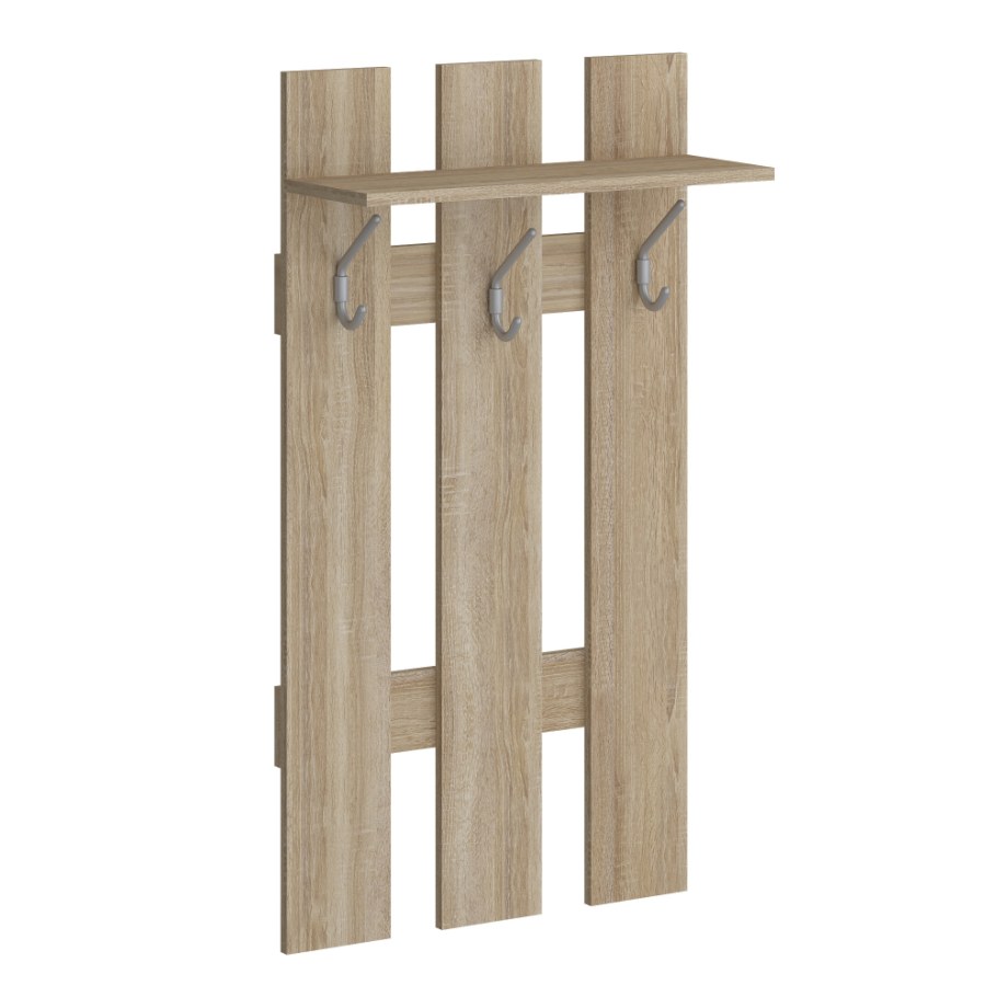 Вешалка прямая настенная