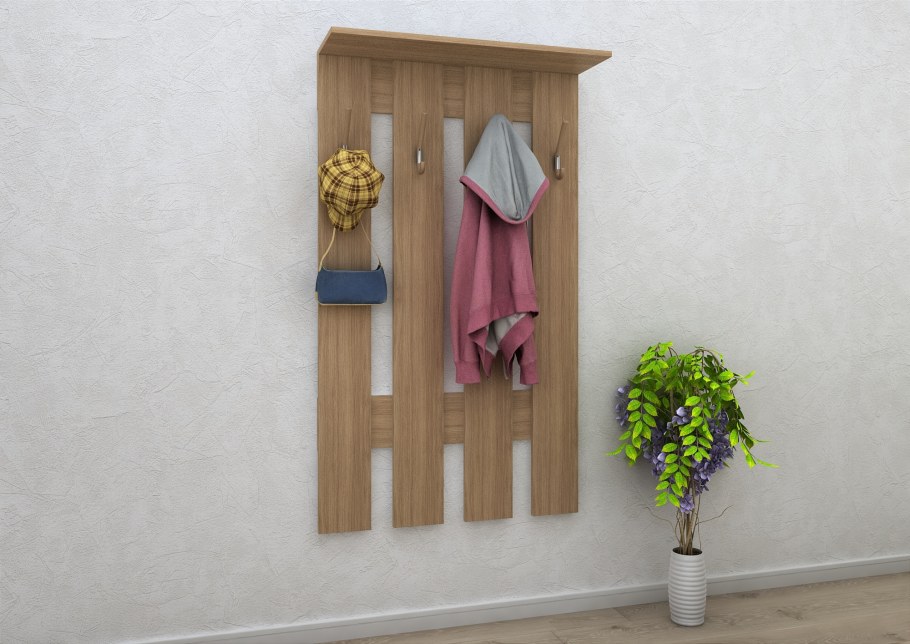 Вешалка из ЛДСП В прихожую