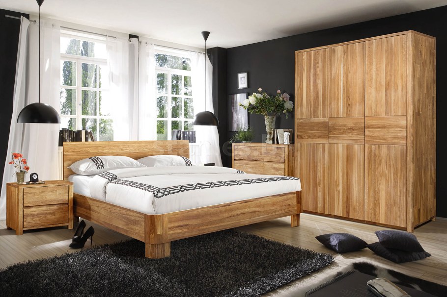 Кровать Лозанна массив дуба