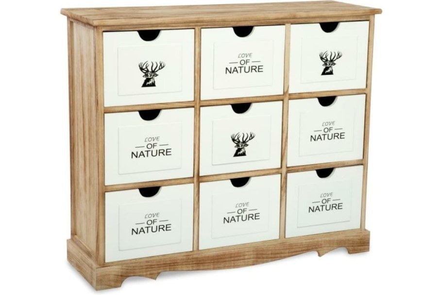 Комод hx005, 9 ящ., 90х30x76 см