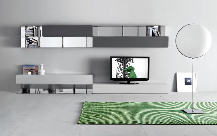 ТВ стенды Модерн в интерьере