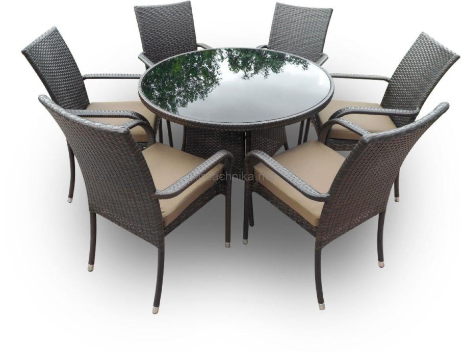 Обеденная группа из искусственного ротанга Эмма