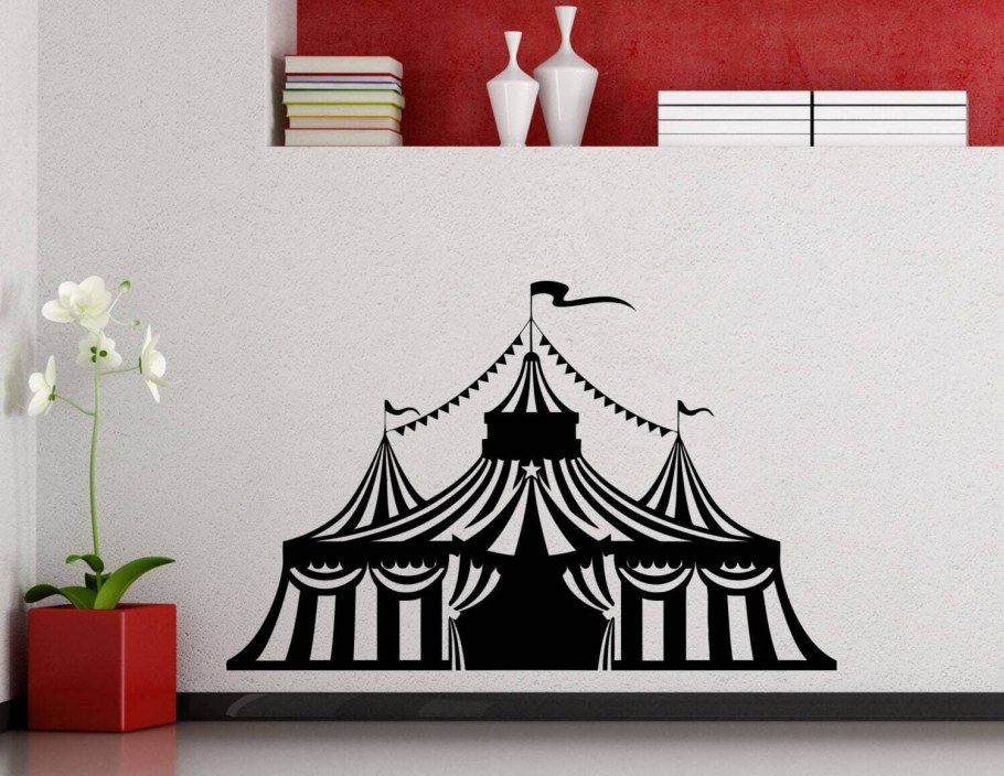 Интерьерная наклейка вешалка