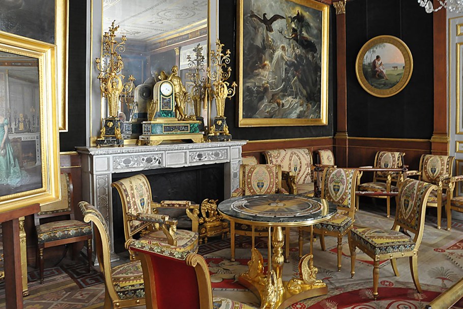 Дворец Жозефины Мальмезон интерьер стиль