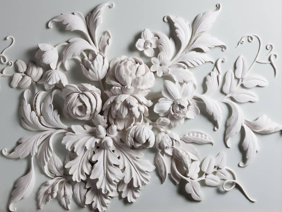 Акант лепнина барельеф