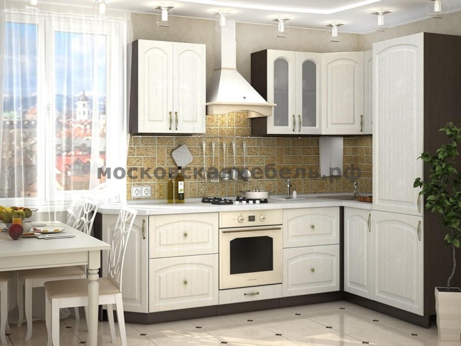 Кухня Верона ясень золото Сурская