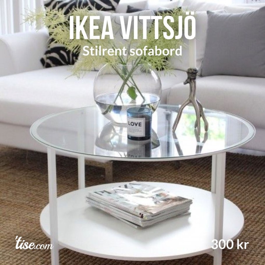 Ikea Vittsjö ВИТШЁ журнальный стол