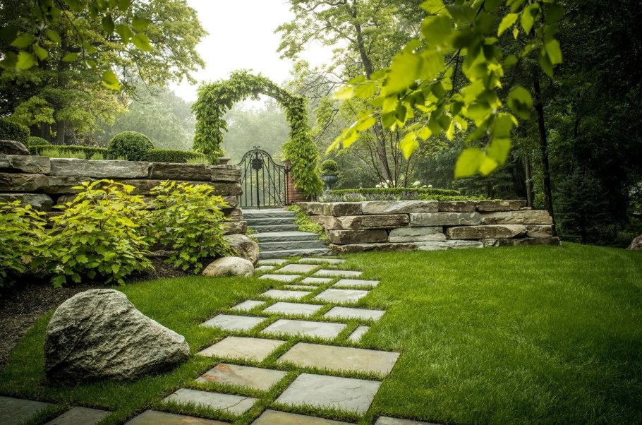 Сад в природном стиле