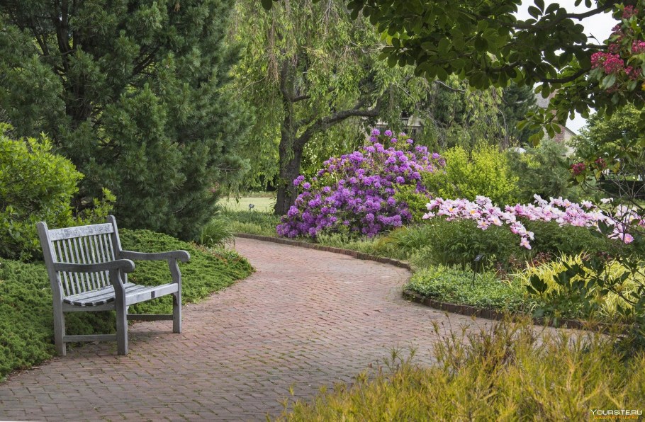 Парк США лавочки