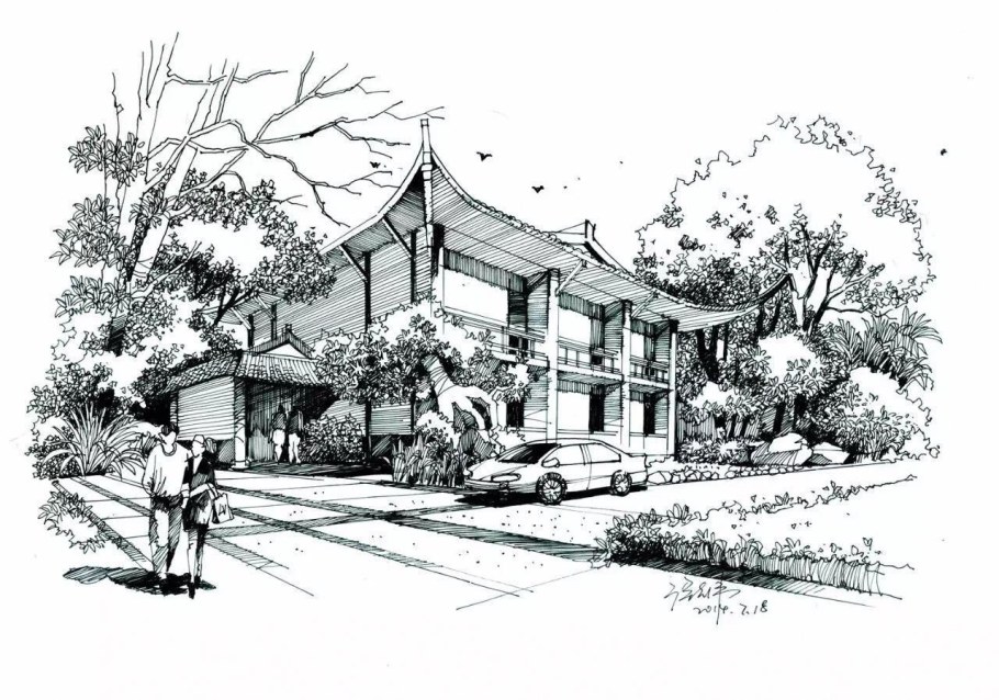 Стаффаж и антураж в архитектуре