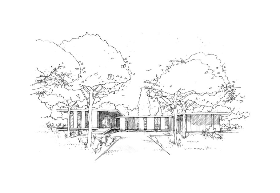 Архитектурная Графика ландшафт