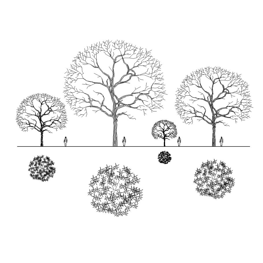 Антураж стаффаж кусты сбоку