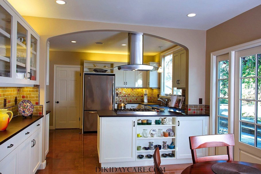 Расположение кухни в частном доме