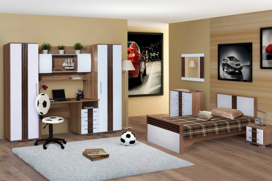 Стенка в комнату подростка мальчика