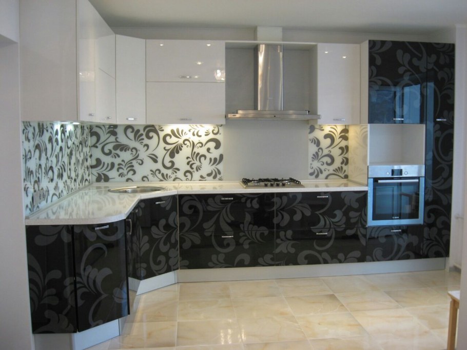 Кухонный гарнитур шелкография