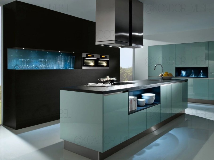 Современная кухня 2022 хайтек