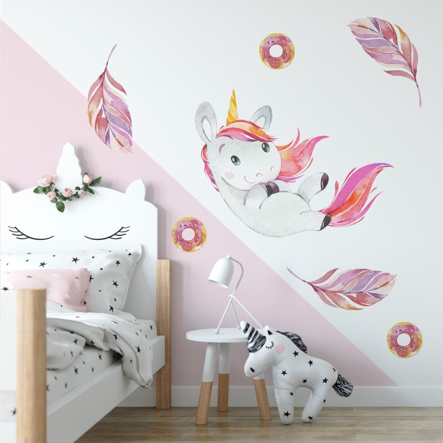 Интерьерная наклейка Единороги