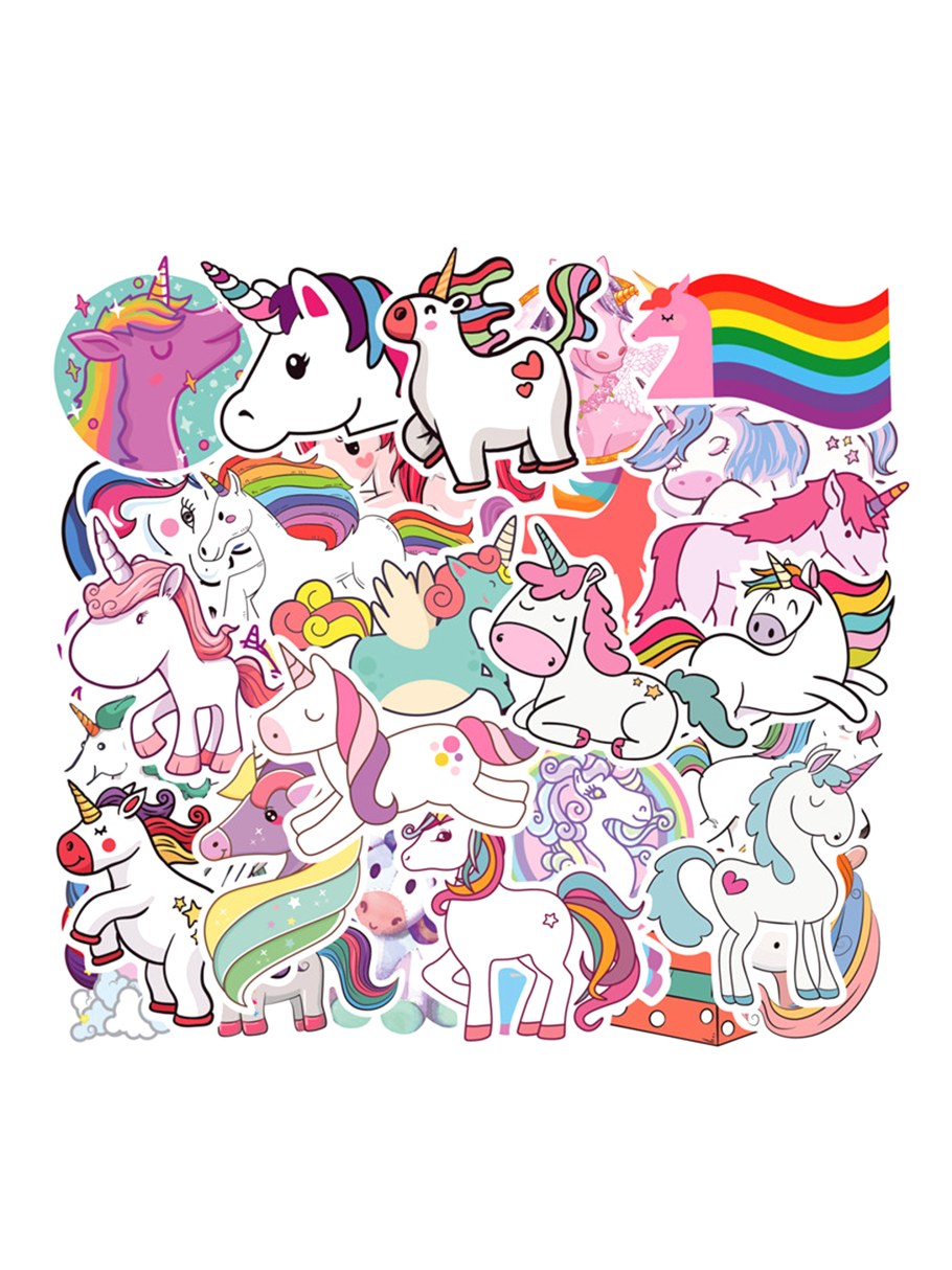 Наклейки в виде единорога