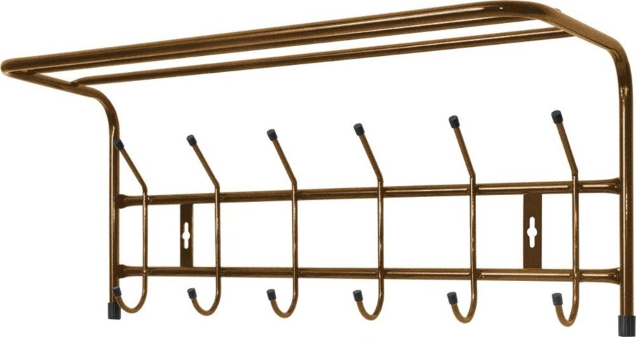 Вешалка лофт в прихожую настенная белая