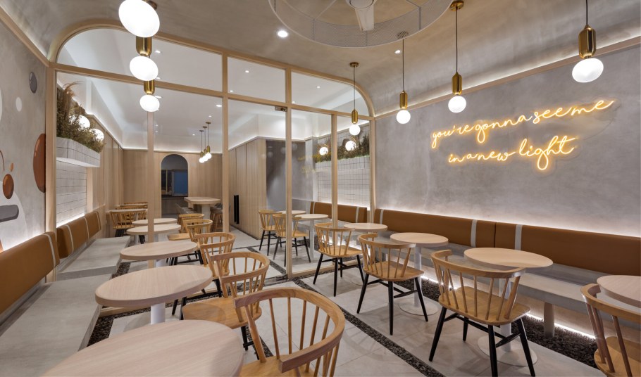 Ресторан быстрого питания интерьер