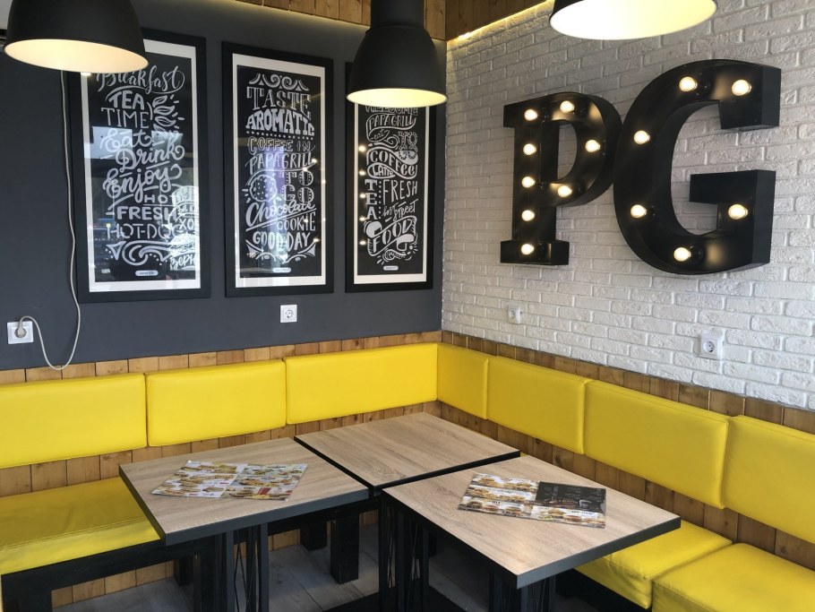 Стрит фуд кафе интерьер