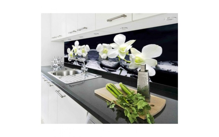 Фартук для кухни с цветами