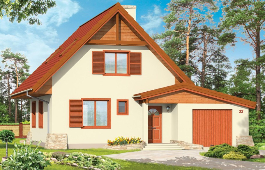 Проекты домов с гаражом