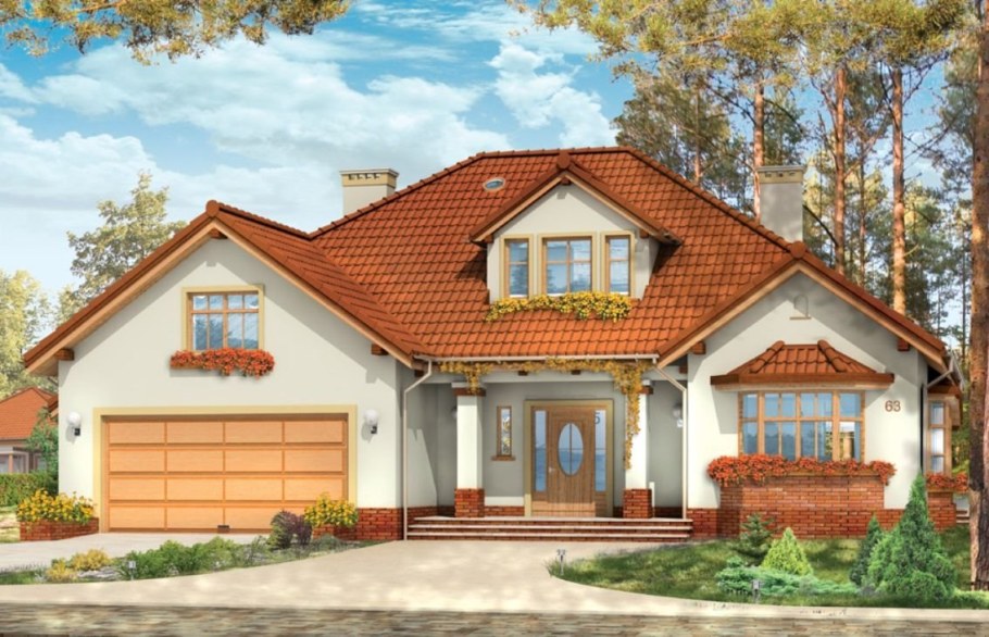Дом с гаражом